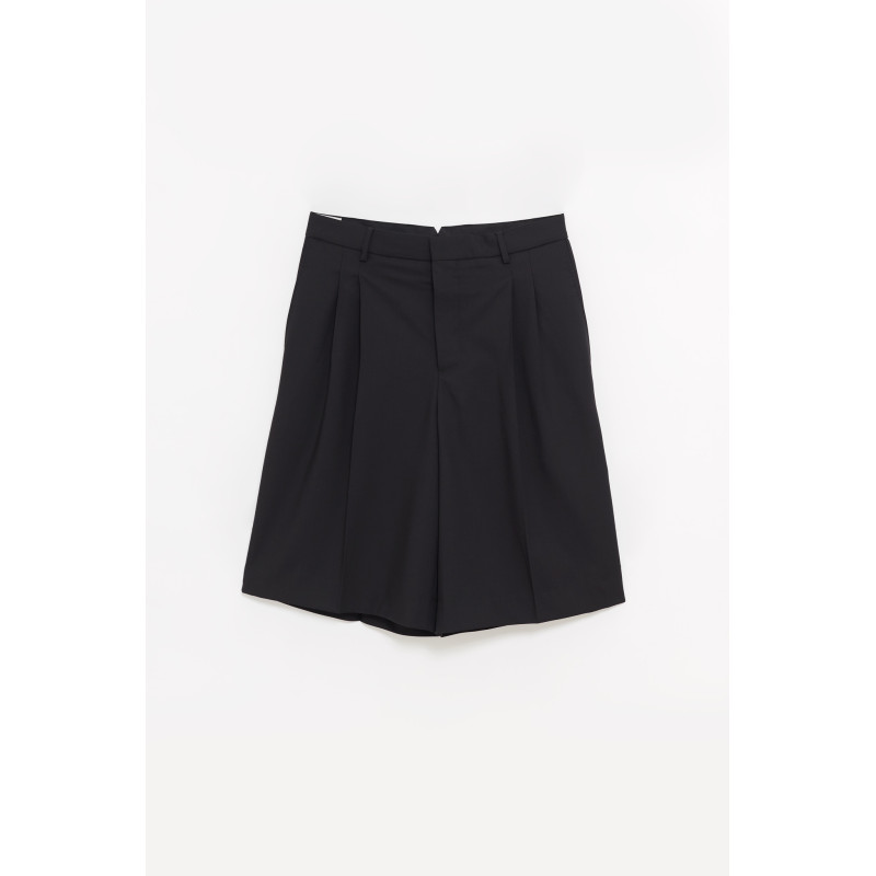 AMI NOIR WIDE BERMUDA SHORTS